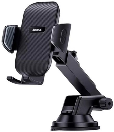 Кріплення для мобільного телефону Baseus UltraControl Go Series Clamp-Type Black (C40361600111-00)