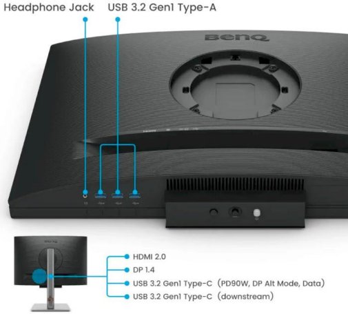 Монітор BenQ RD280U Grey (9H.LM1LJ.TBE)