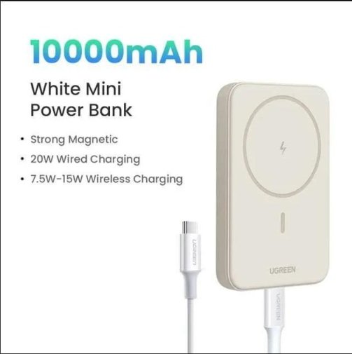 UGREEN PB561 Wireless Fast Charge 10000mAh 20W Beige