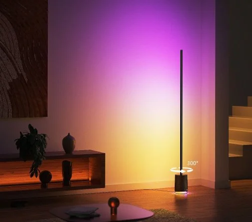 Фото: Торшер Govee H6079 2100Lm RGBICW with speaker WI-FI/Bluetooth Black (H6079312) № 17 | KTC