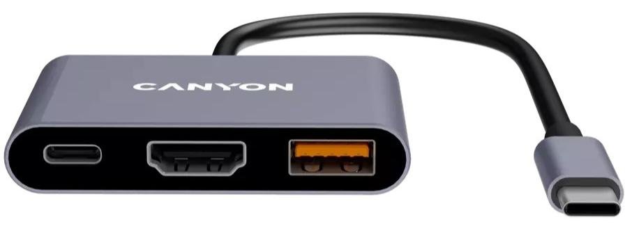 Canyon DS-4 3in1 USB-C Grey (CNS-TDS4)