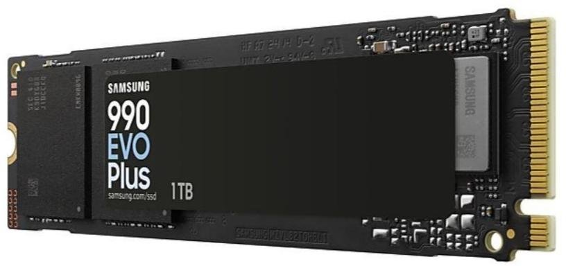  SSD-накопичувач Samsung 990 Evo Plus 2280 PCIe 5.0 x2 NVMe 2.0 1TB (MZ-V9S1T0BW)