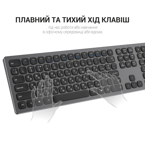Фото: Клавіатура OfficePro SK1550 Wireless Black (SK1550B) № 24 | KTC