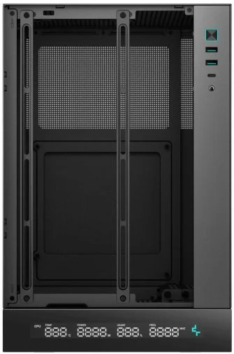 Фото: Корпус Deepcool CH170 Digital Black with mesh side panel (R-CH170-BKNPI0D-G-1) № 20 | KTC