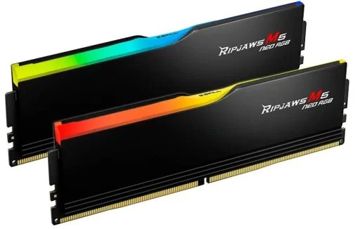 Фото: Оперативна пам’ять G.SKILL Ripjaws M5 Neo RGB EXPO Black DDR5 2x16GB (F5-6400J3240G16GX2-RM5NRK) № 6 | KTC