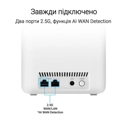 Фото: Wi-Fi система ASUS ZenWiFi BD4 White 2pcs (BD4(W-2-PK)) № 19 | KTC