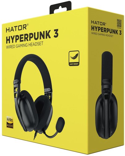 Гарнітура Hator Hyperpunk 3 Black (ESH01)