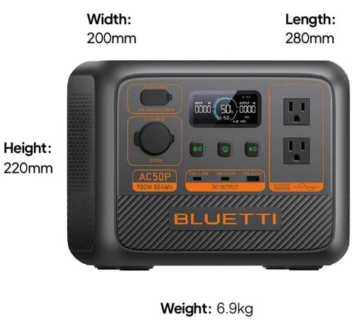Фото: Зарядна станція Bluetti AC50P 700W 504Wh № 13 | KTC