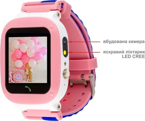 Фото: Смарт годинник AmiGo GO004 Pink № 13 | KTC
