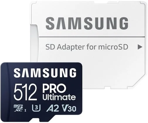 Фото: FLASH пам'ять Samsung Pro Ultimate A2 V30 U3 Micro SDXC 512GB with adapter (MB-MY512SA/WW) № 4 | KTC