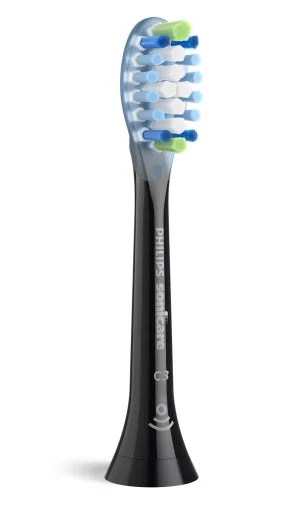 Фото: Насадка для зубної щітки Philips Sonicare C3 Premium Plaque Defence Black 2pcs (HX9042/88) № 8 | KTC