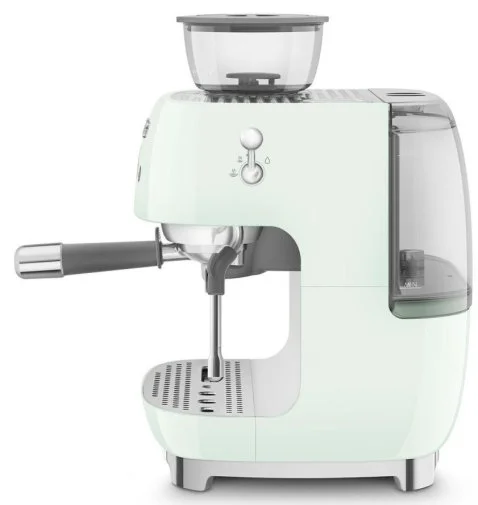 Фото: Ріжкова кавоварка Smeg Espresso coffee machine with grinder Pastel Green (EGF03PGEU) № 24 | KTC