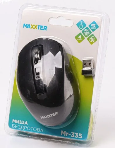 Фото: Миша Maxxter Mr-335 Black № 8 | KTC