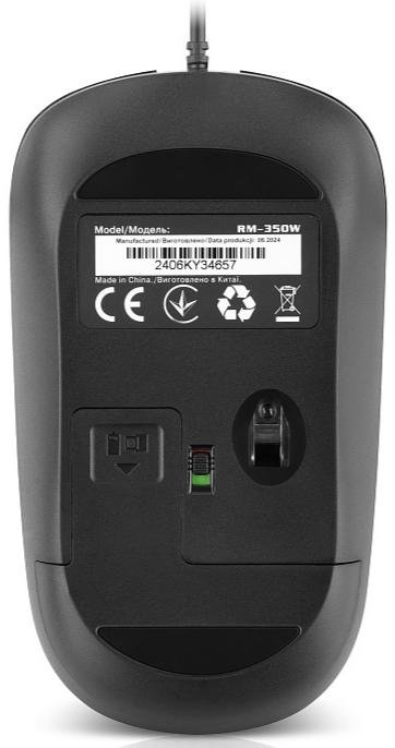 Миша Real-EL RM-222 Black (EL123200040)