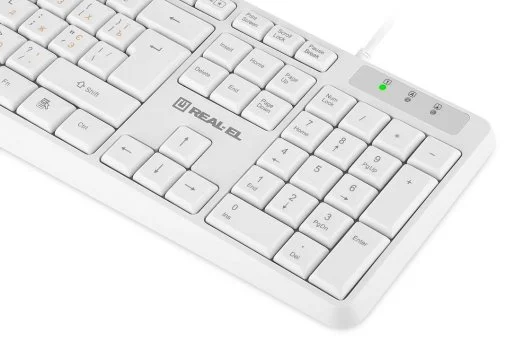 Фото: Клавіатура Real-EL RK-513 USB White (EL123100047) № 12 | KTC