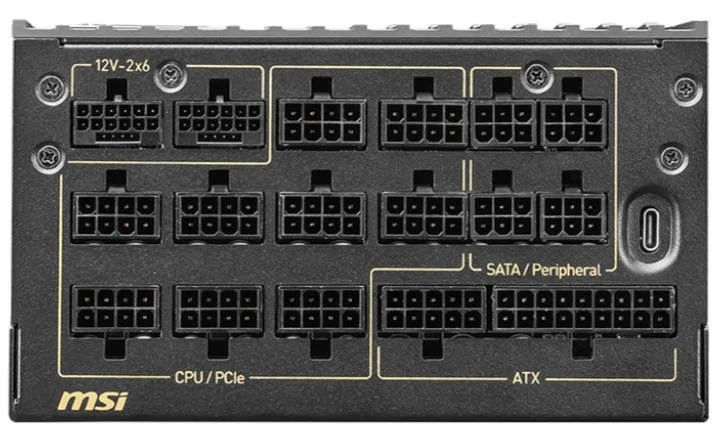 Фото: Блок живлення MSI 1600W MEG AI1600T PCIE5 № 8 | KTC