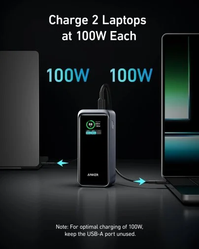 Фото: Батарея універсальна Anker Prime 20000mAh 200W Black (A1336011) № 8 | KTC