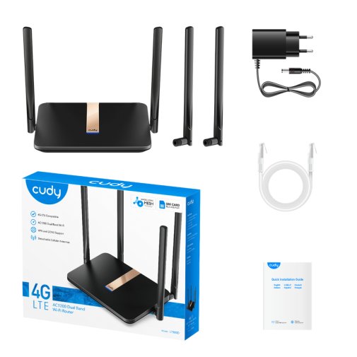 Wi-Fi Роутер Cudy LT500D 2.0 (LT500D_EU_V2.0)