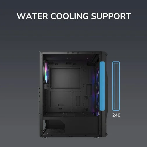 Фото: Корпус Cougar MX110 RGB Black with window № 34 | KTC