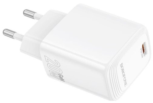 Зарядний пристрій BOROFONE BN26 Fuente 20W White (6941991120237)