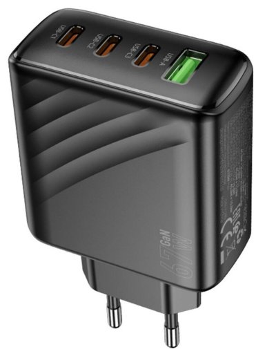 Зарядний пристрій Hoco CS27A Supply 67W Black (6942007639835)