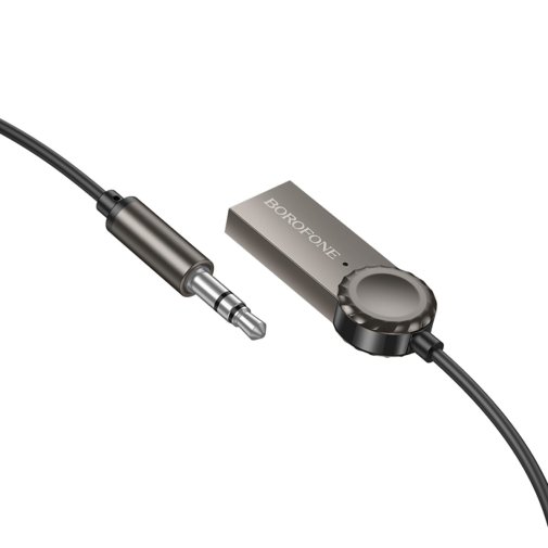 Bluetooth-ресивер BOROFONE BC56 Peaceful Metal Grey (6941991113031)