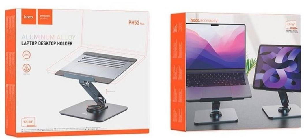 Універсальний тримач Hoco PH52 Metal Gray (6931474788979)