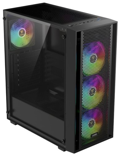 Корпус Gamdias Aura GC2 Elite ARGB Black with window (4711514500615)