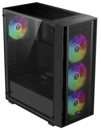 Фото: Корпус Gamdias Aura GC2 Elite ARGB Black with window (4711514500615) № 12 | KTC