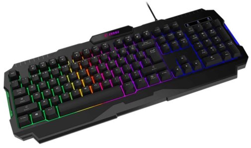 Клавіатура MSI Forge GK100 Black (S11-04UA221-HH9)