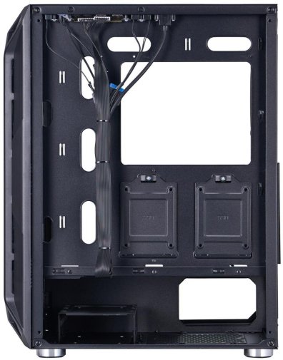 Корпус 1stPlayer X6-BK-4F1 Black with window