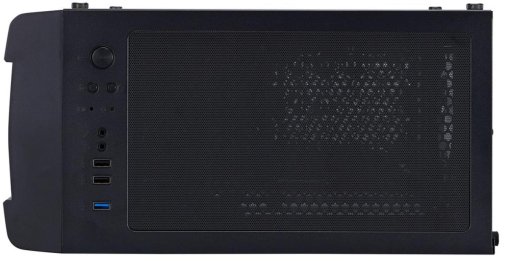 Корпус 1stPlayer D4-BK-4F1 Black with window