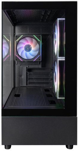 Корпус 1stPlayer Mi5-BK-2FC7R-1FC7 Black with window