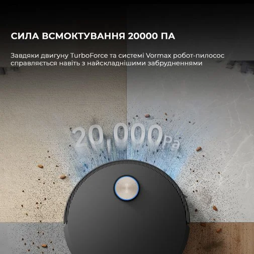 Фото: Робот-пилосос Dreame Bot X50 Ultra Complete Black (RLX85CE-4-BL) № 27 | KTC