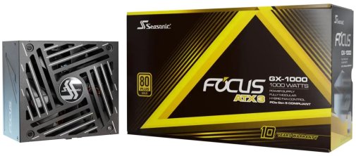 Блок живлення Seasonic 1000W Focus GX-1000 ATX3.1 (FOCUS-GX-1000-ATX31)
