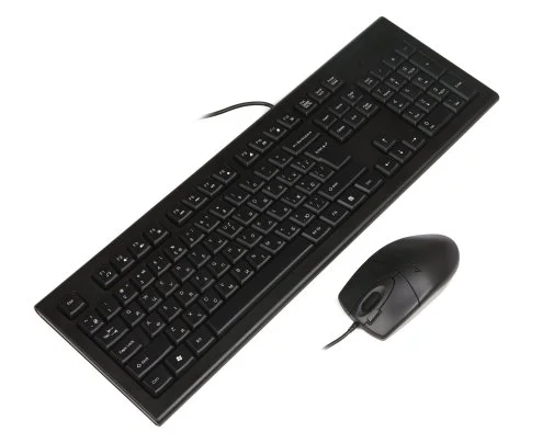 Фото: Комплект клавіатура+миша A4tech KRS-8520D Black № 11 | KTC