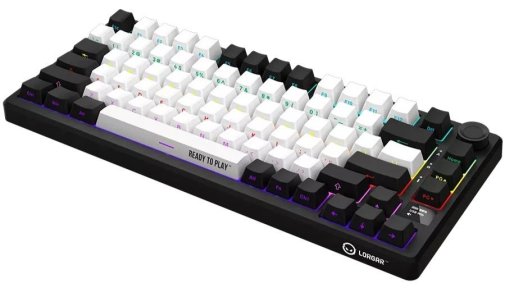 Клавіатура Lorgar KBP7075W Toxic Purple ENG WL/RT/USB Black (LRG-KBP7075W-BK-US)
