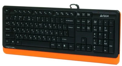 Фото: Клавіатура A4tech FKS10 USB Black/Orange (FKS10 (Orange)) № 10 | KTC