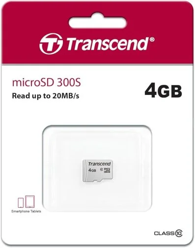 Фото: FLASH пам'ять Transcend 300S Class 10 Micro SDHC 4GB (TS4GUSD300S) № 5 | KTC