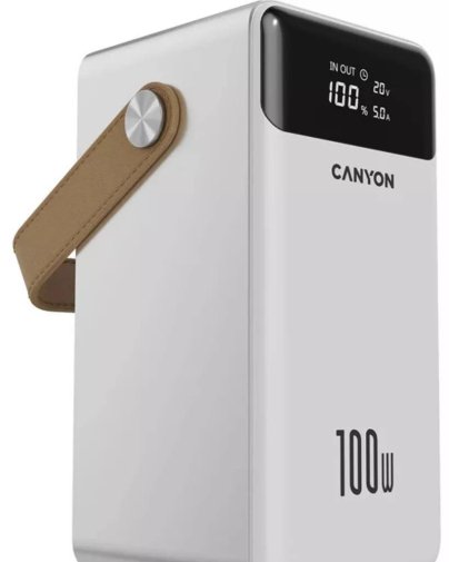 Батарея універсальна Canyon OnPower 610 60000mAh 100W White (CNS-CPB610W)