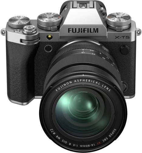 Цифрова фотокамера Fujifilm X-T5 Silver kit XF 16-80 F4 (16939497)