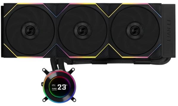 Система рідинного охолодження Lian-Li HydroShift II LCD-C 360TL Black (G89.GHS2LCD36TB.00)