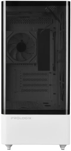 Фото: Корпус ProLogix Lumi GM-01AW Glass White with window № 14 | KTC