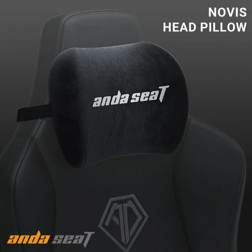 Фото: Подушка Anda Seat Novis Head Pillow Black (AC-TZ-AD23-B-F-J) № 10 | KTC