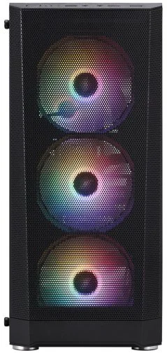 Фото: Корпус 1stPlayer FD5-M-BK-4F1 Black with window № 10 | KTC