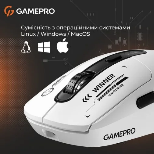 Фото: Миша GamePro Genesis Winner WL/BT/USB White (GM079W) № 27 | KTC