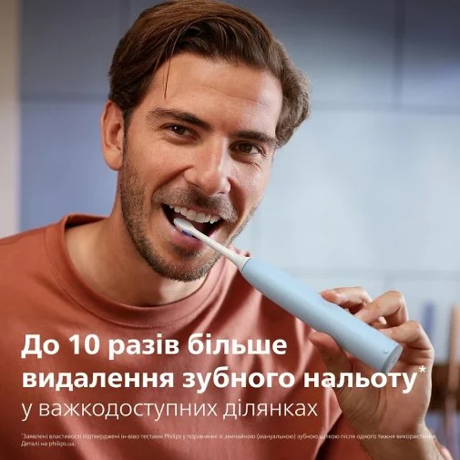 Фото: Електрична зубна щітка Philips Sonicare 6100 Series Blue (HX7406/01) № 17 | KTC