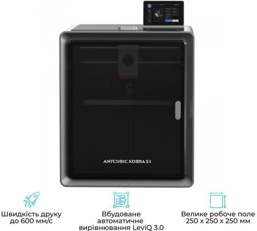 Фото: Принтер Anycubic Kobra S1 (KBS1BK0A-O) № 9 | KTC