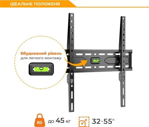 Фото: Кронштейн ITech PK4F Black № 14 | KTC