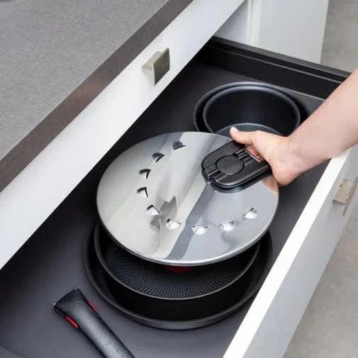 Фото: Кришка із захистом від розбризкування Tefal Ingenio 20-28cm (L9829853) № 14 | KTC